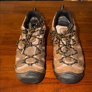 Keen Targhee II Waterproof Hiking Shoes Mens Low Boots Brown Waterproof US 12